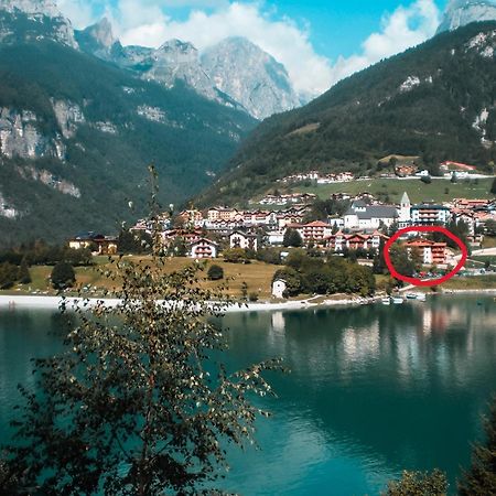 Attico Con Vista Sul Lago E Montagne A Molveno Zewnętrze zdjęcie
