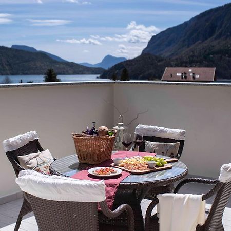 Attico Con Vista Sul Lago E Montagne A Molveno Zewnętrze zdjęcie